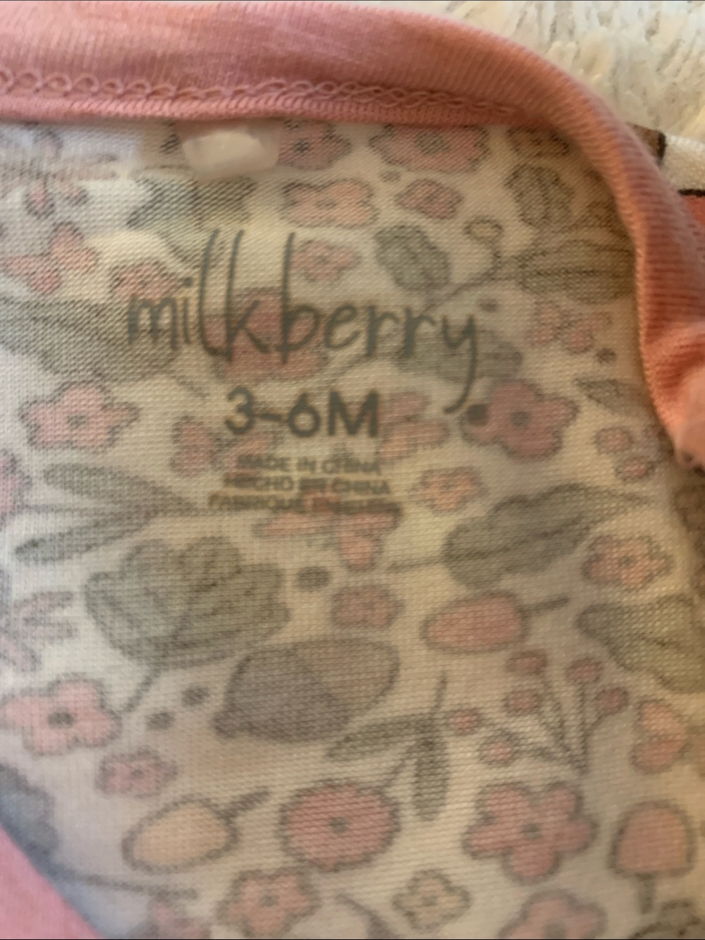NWT Milkberry 3pc Set 3-6M Bamboo Bodysuit Pants Headband Acorns - Picture 6 of 9